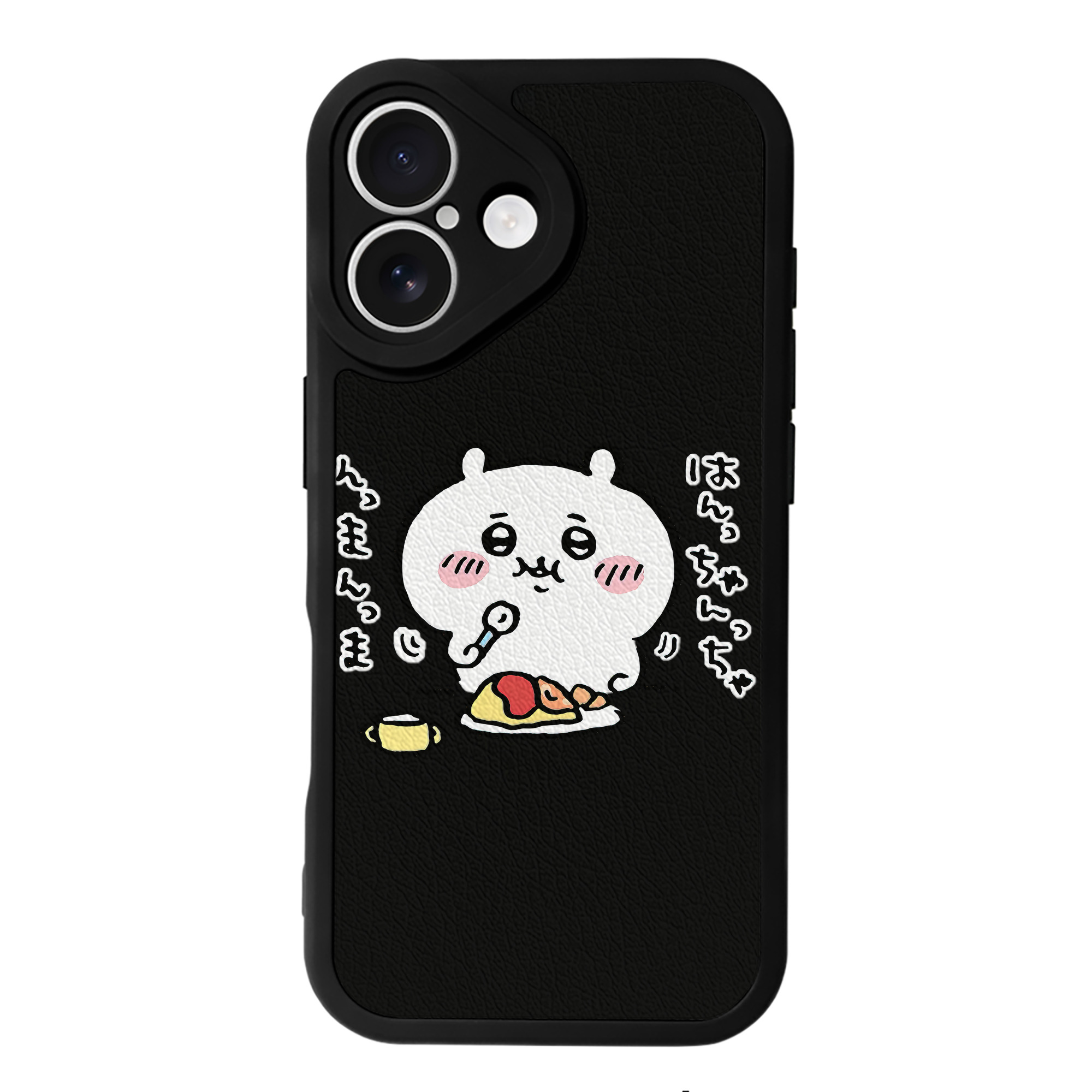 （画像用） ちいかわ ちいかわ Chii-kawa chiikawa 【iPhone 16シリーズ対応】シリコンスマホケース（レザー調） 材質：シリコン